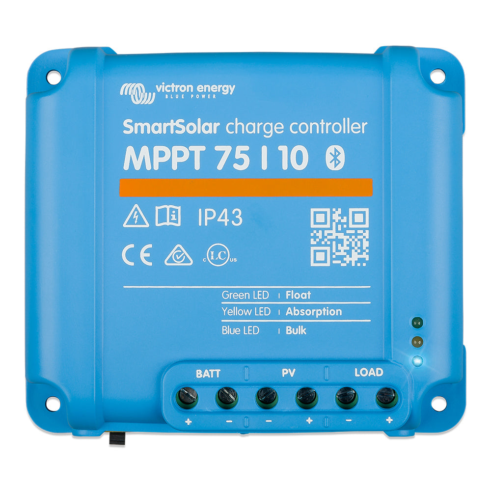 Victron SmartSolar MPPT Solar Charge Controller - 75V - 10Amp - UL Approved (SCC075010060R)