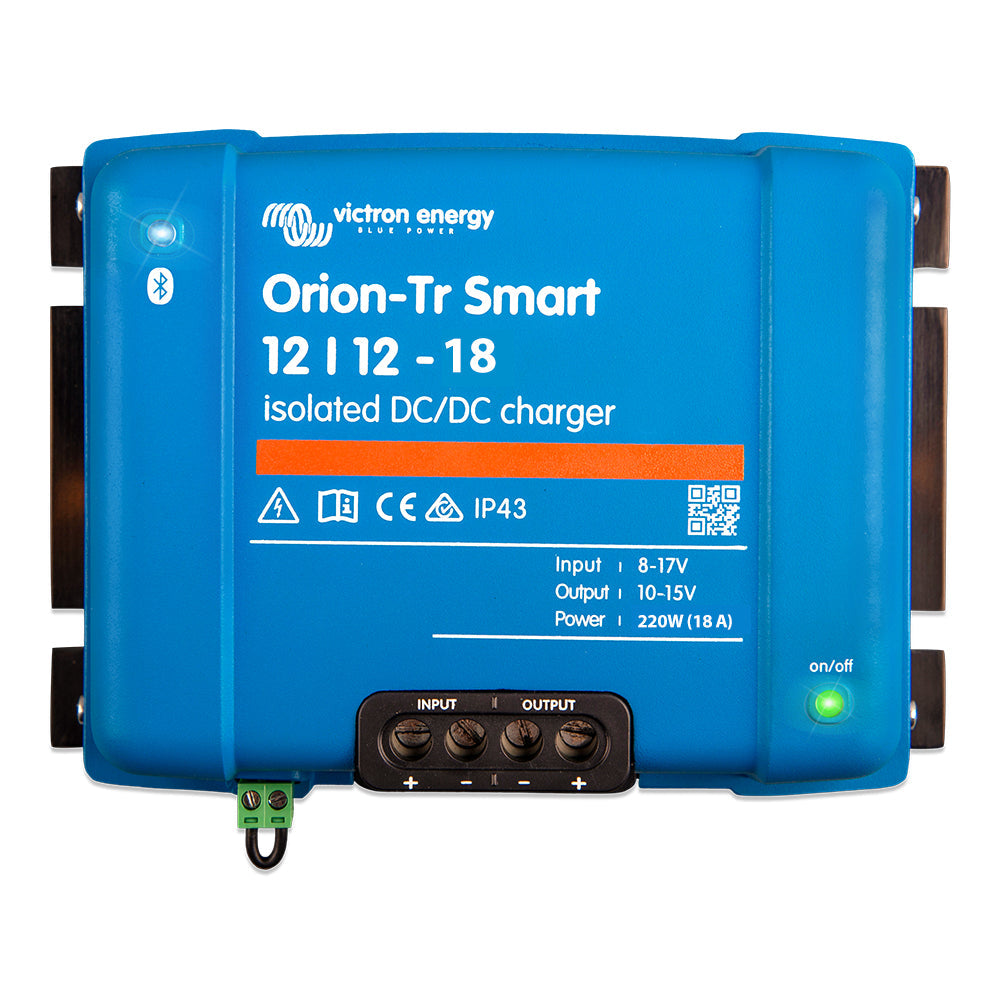 Victron Orion-TR Smart 12/12-18A 18A (220W) Isolated DC-DC Charger or Power Supply (ORI121222120)