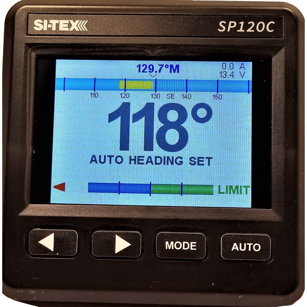 SI-TEX SP-120 Color System w/Rudder Feedback and Type "S" Mechanical Dash Drive