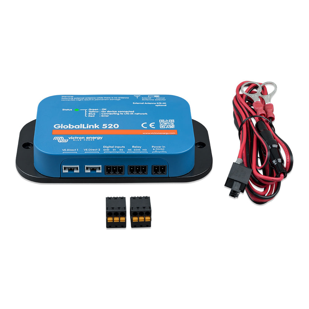 Victron GlobalLink 520 4G LTE-M Remote Monitoring Device w/5-Year Pre-Paid SIM Card Uses AT&T and T-Mobile (ASS030543020)