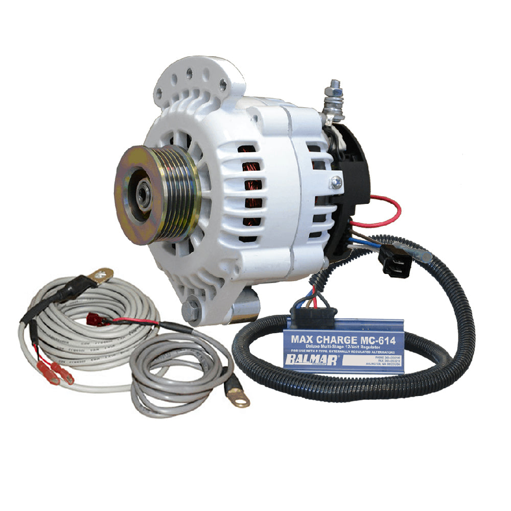 Balmar 621 Series 120A Kit w/MC-618 Regulator, T-Sensor, K6 Pulley, Single Foot and Mounting Hardware (621-VUP-MC-120-K6)