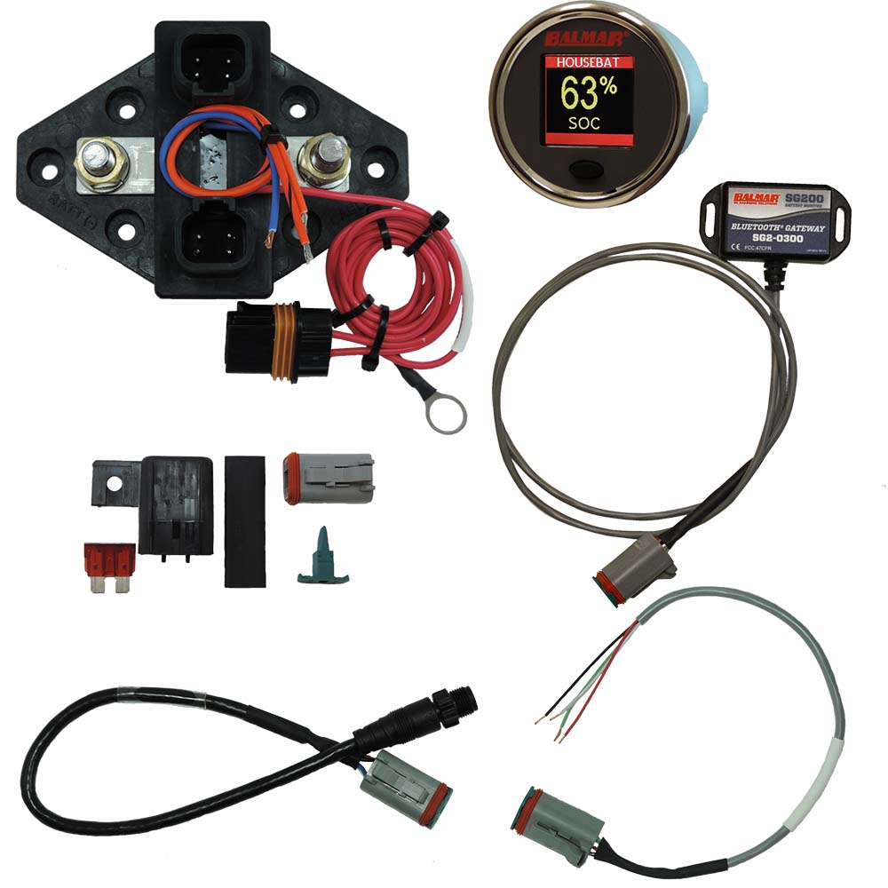 Balmar SG230 Battery Monitor Kit N2K BT Gateway Color Display 12-48VDC (SG230)