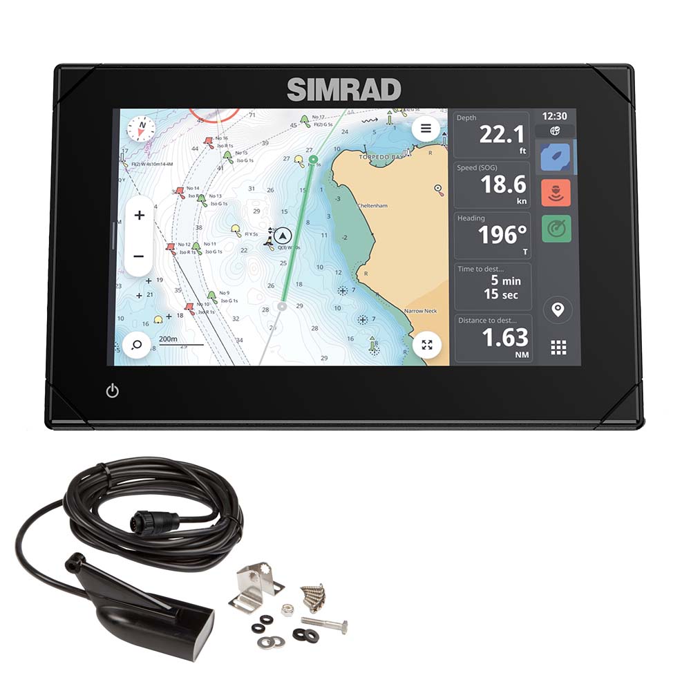 Simrad NSX 3007 7" Combo Chartplotter and Fishfinder w/HDI Transducer