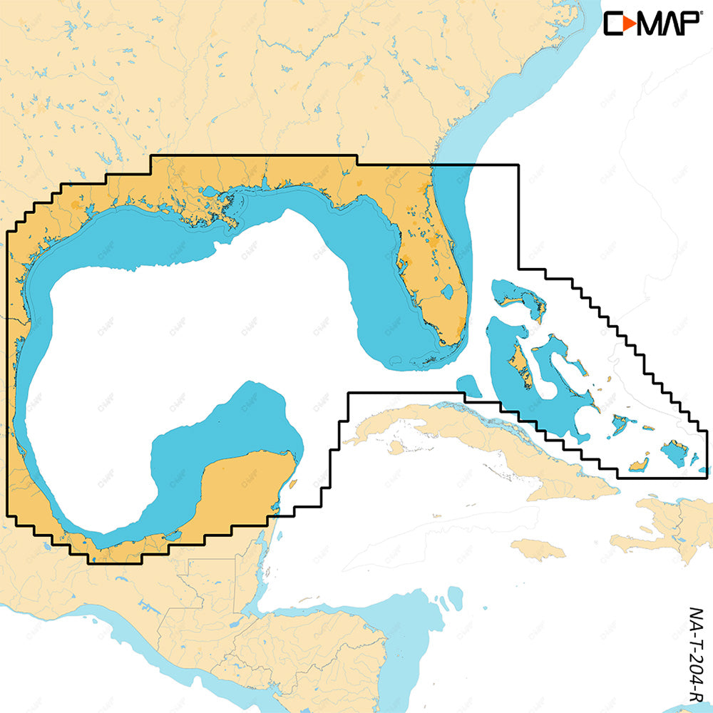 C-MAP REVEAL X - Gulf of Mexico and Bahamas