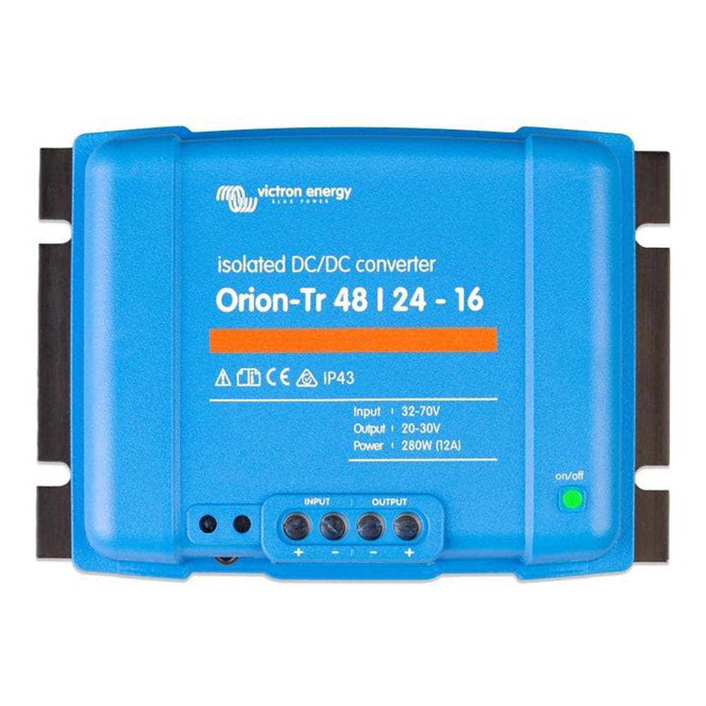 Victron Orion-TR DC-DC Converter - 48 VDC to 24 VDC - 16AMP Isolated (ORI482441110)