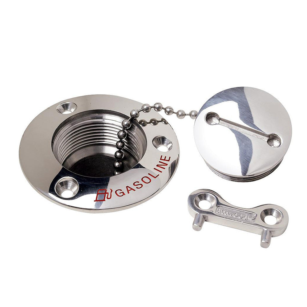 Attwood Gasoline Deck Fill - 1-1/2"