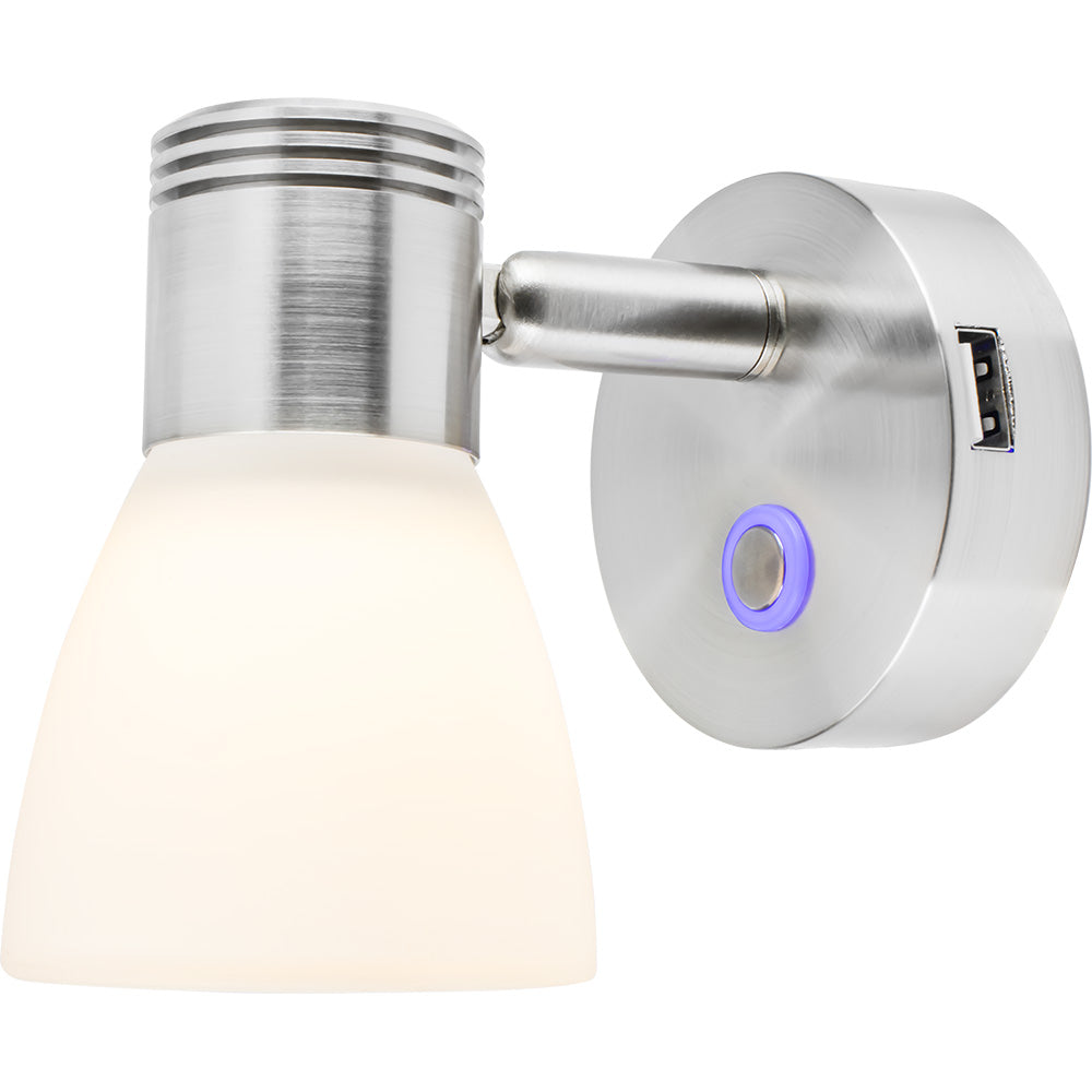 Sea-Dog Cabin Reading Light w/Touch Dimmer and USB Port