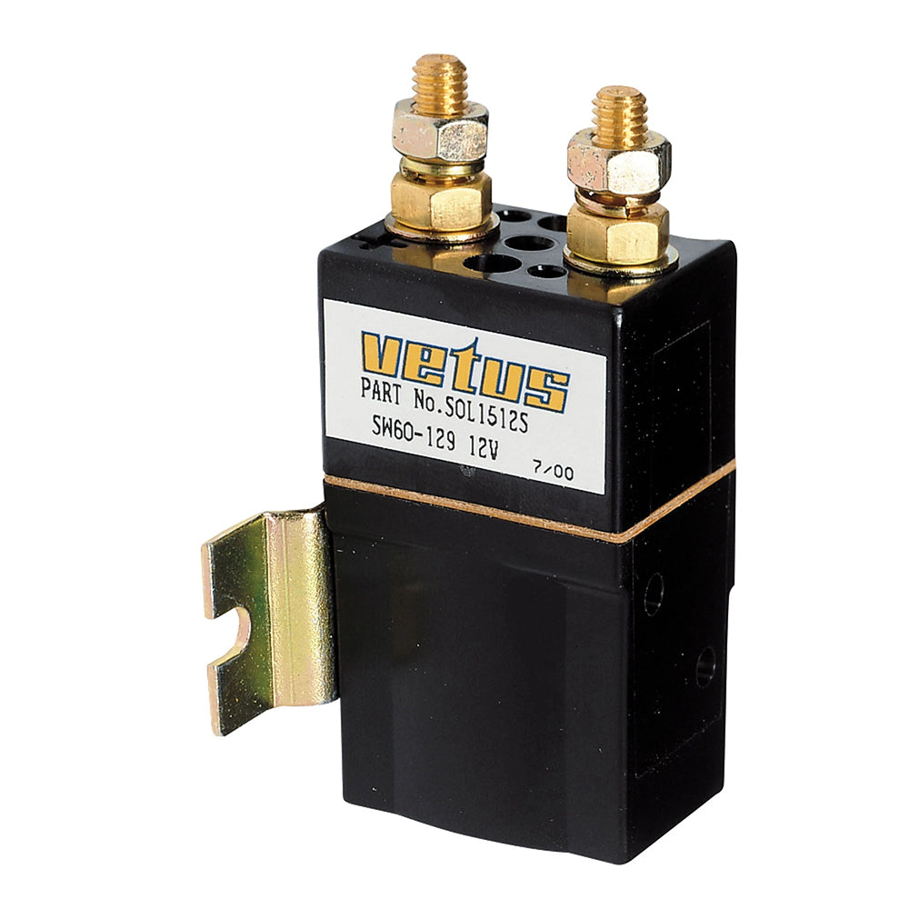 Vetus Single relay, 12 Volt, 1500 Watt, M8 terminals