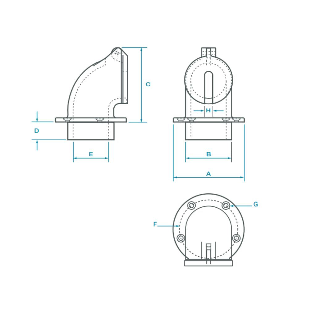Allen Hooded Chain Pipe 50 mm_Additional1