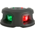 Attwood Side Lights - LightArmor Horizontal Mount 112.5&deg; 2nm Bi-Color (Black Composite)