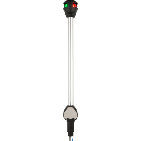 Attwood Side Lights - LightArmor Pole Light, Fixed Bi-Color 2nm (Aluminum) - 10"