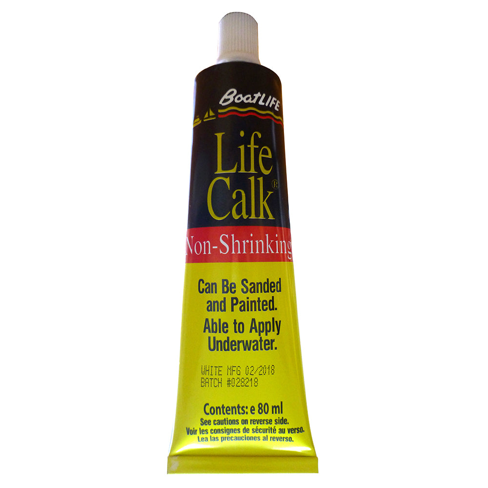 BoatLIFE Life-Calk Sealant Tube - Non-Shrinking - 2.8 FL. Oz (82.8 ml) - White