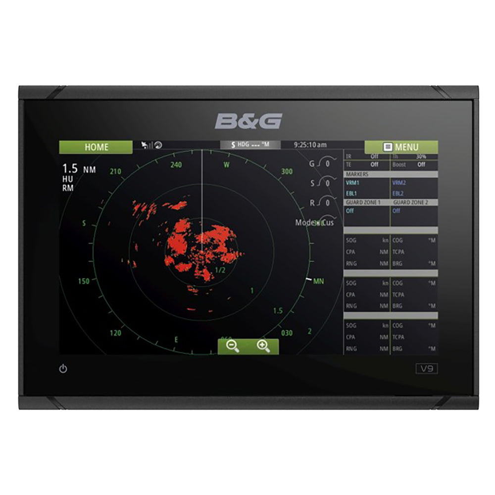 B&G Vulcan 9" Chartplotter/Fishfinder (No Transducer) with C-MAP Discover Charts
