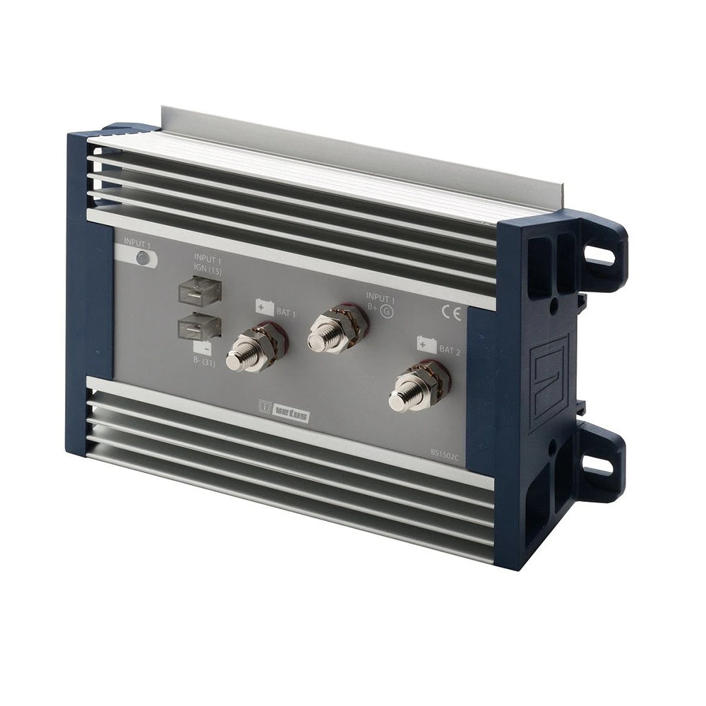 Vetus Battery splitter, 12/24 Volt, with 1 x 150A input and 2 outputs