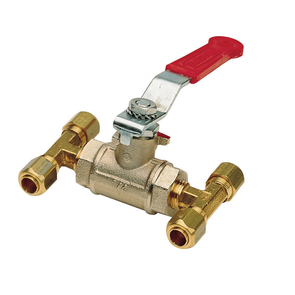 Vetus By-pass valve for Ø 8 mm tubing (incl. tube connectors Ø 8 mm.)