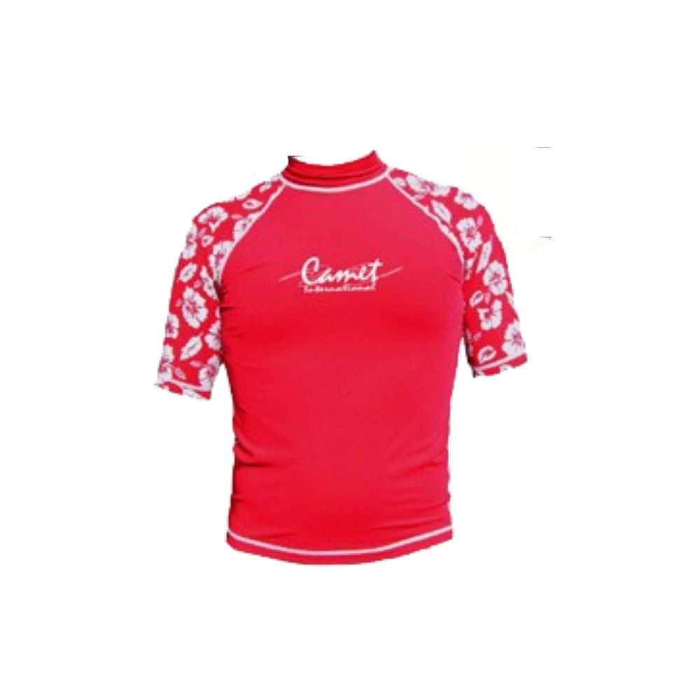 Camet International Rashguards - Short sleeve - Red - Size: XL