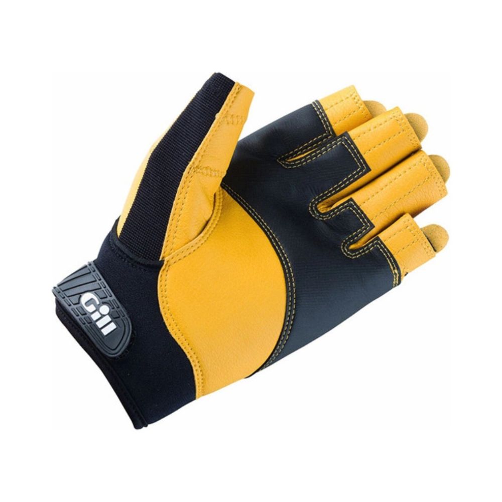 Gill Gloves - Pro Short Finger - Black / Yellow - Size: XS