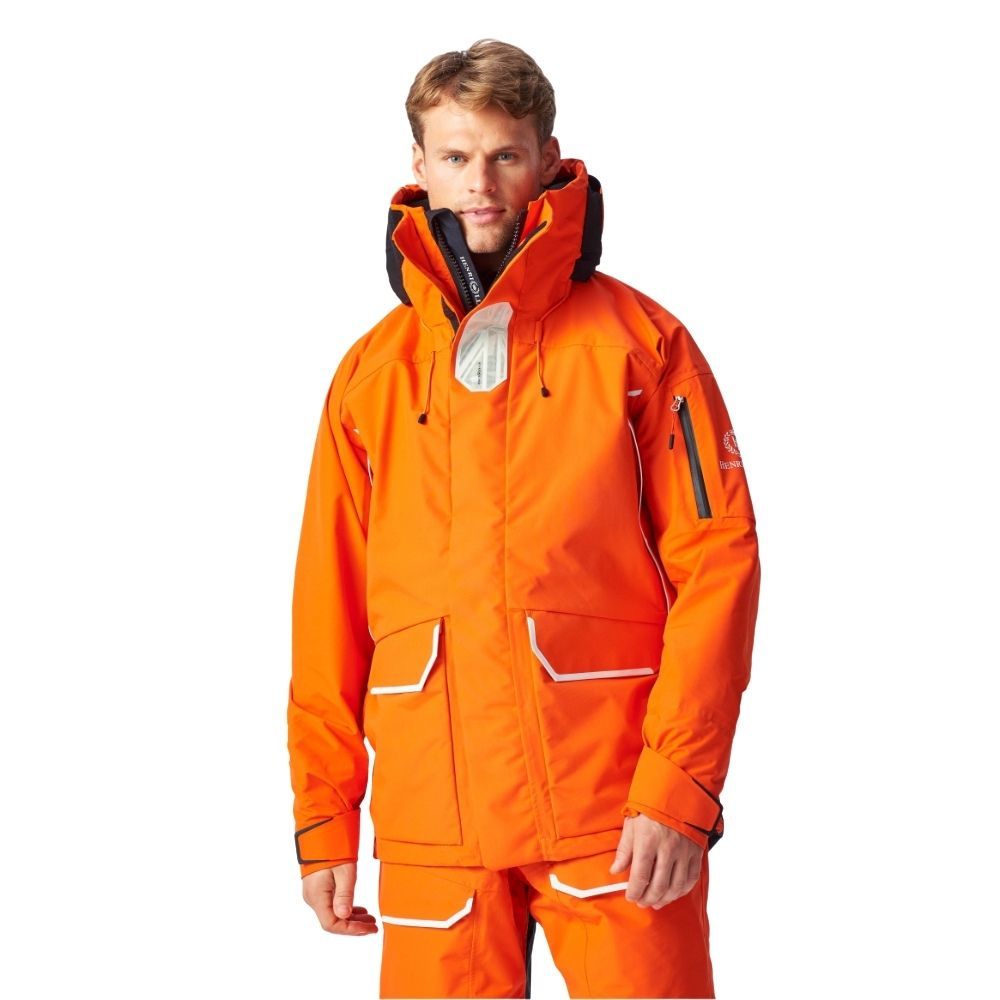 Henri-Lloyd Offshore Elite Jacket - Power Orange - Size L (P241101001-201)