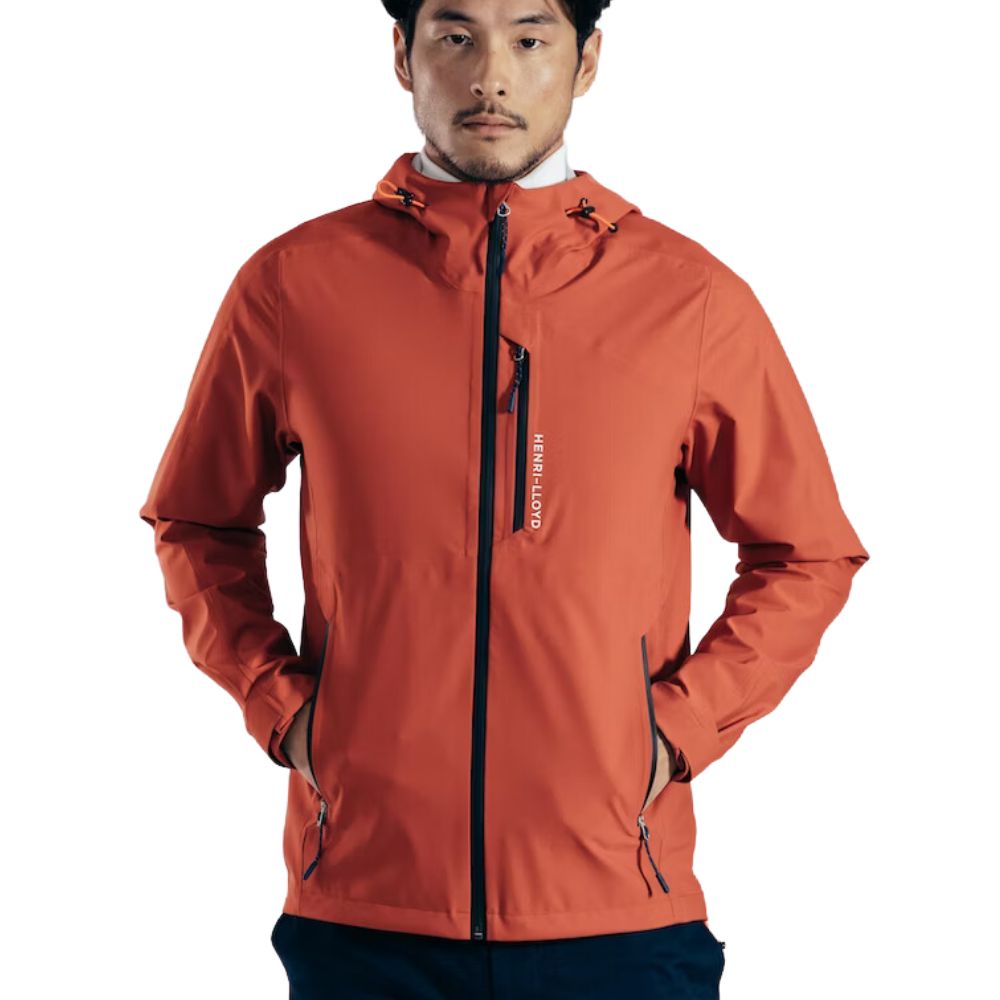 Henri-Lloyd Jackets - Mav-Lite Shell Blu (Men) - Orange Tree - Size: L