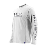 HUK Shirts & Polos - Icon LS - White & Light Blue - Size: S - Pack of 2