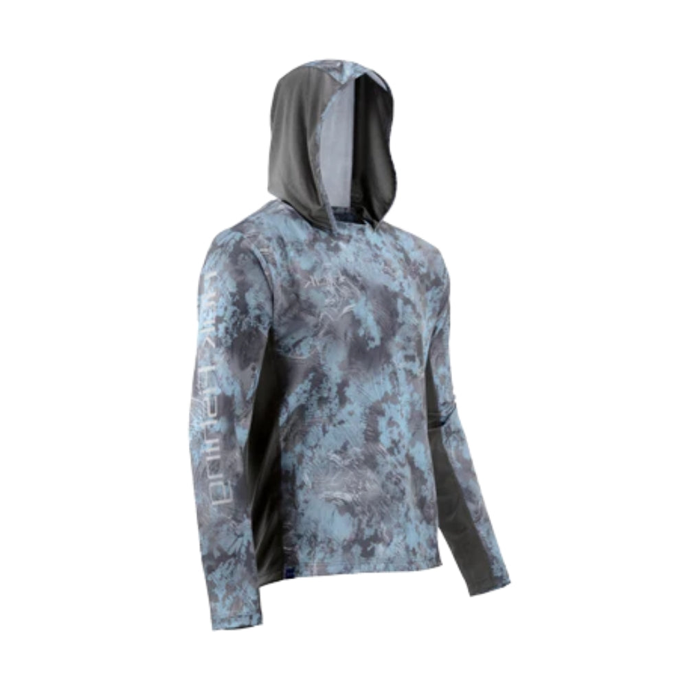 HUK Shirts & Polos - Icon Camo Hoodie - Grey / Blue & Blue - Size: S - Pack of 2