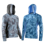 HUK Shirts & Polos - Icon Camo Hoodie - Grey / Blue & Blue - Size: S - Pack of 2