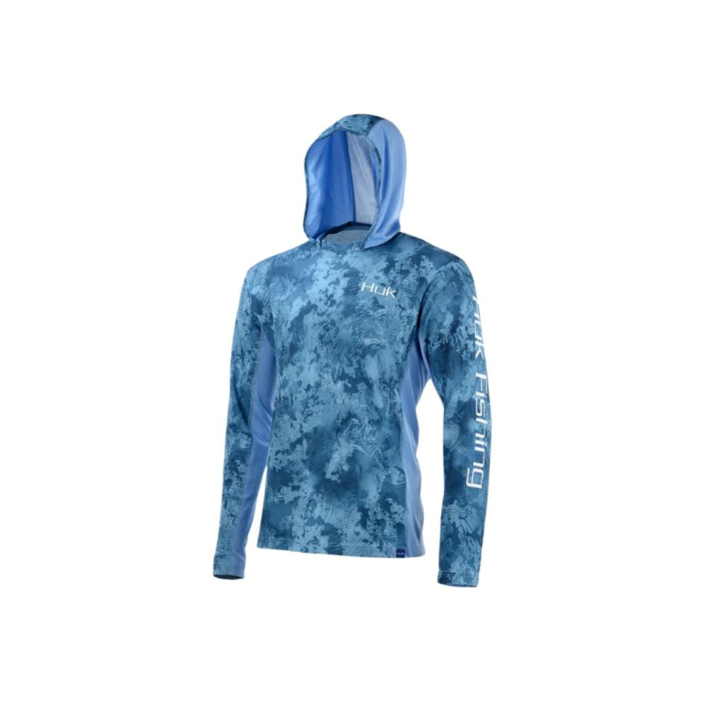 HUK Shirts & Polos - Icon Camo Hoodie - Blue  - Size: S