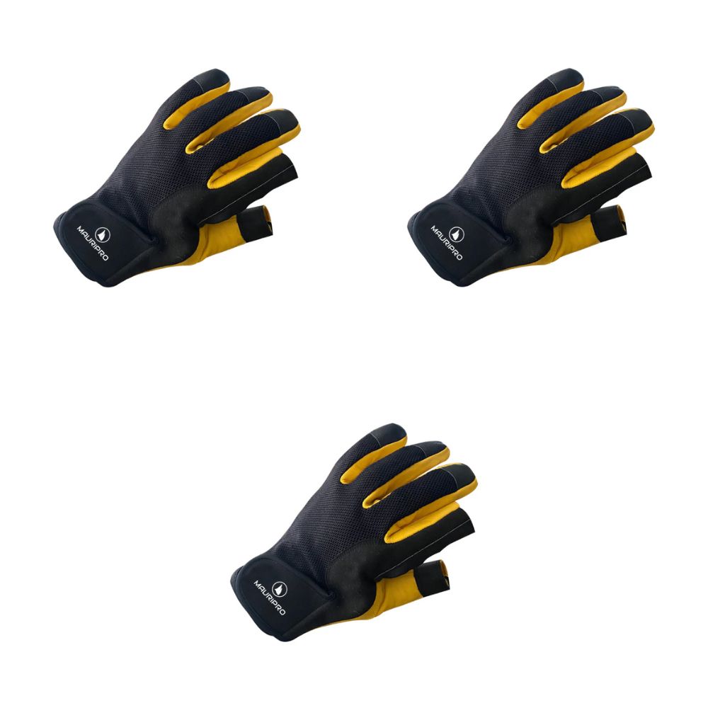 MAURIPRO Gloves - MX5 Pro Long Fingers - Size: S / M / XL - Pack of 3