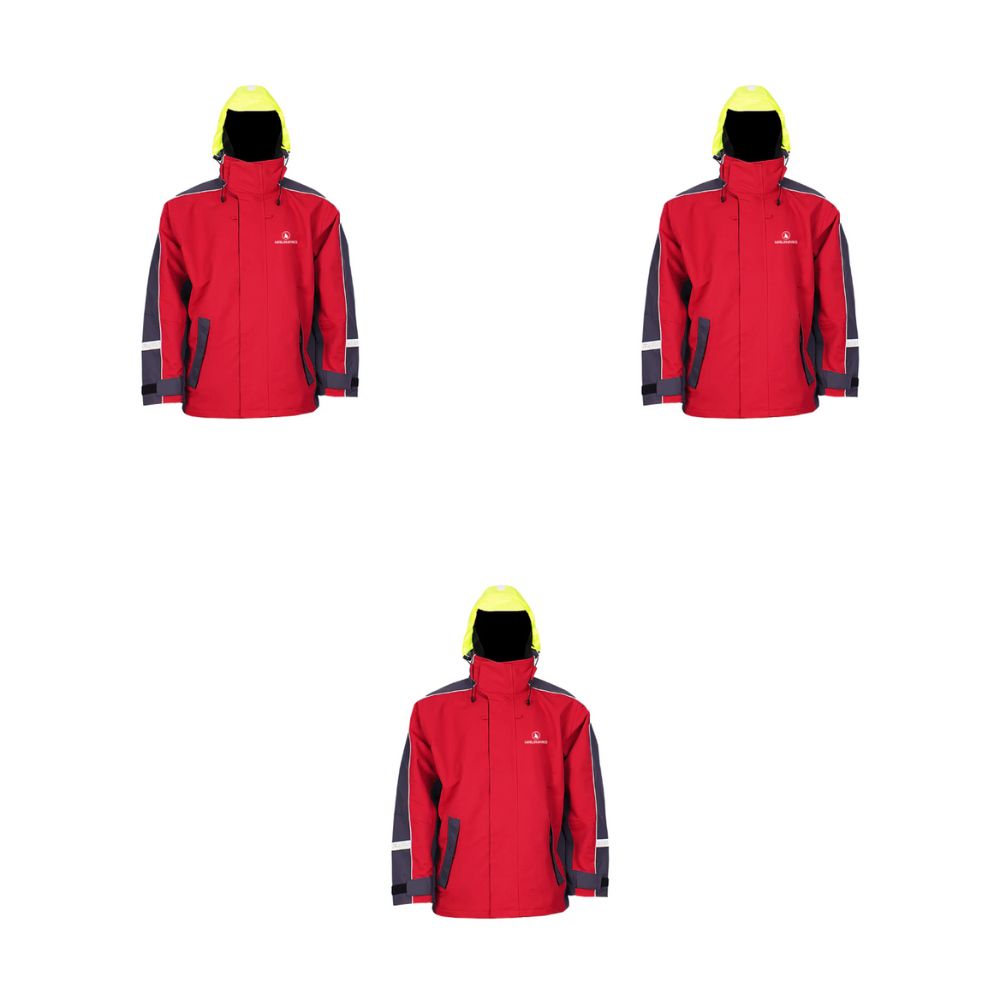 MAURIPRO Jackets - MX3 Coastal / Daysailing - Red - Size: M / L / XL - Pack of 3