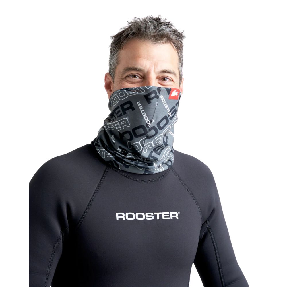 Rooster Headwear - UV Neck Sleeve - Graphite - Size: One Size