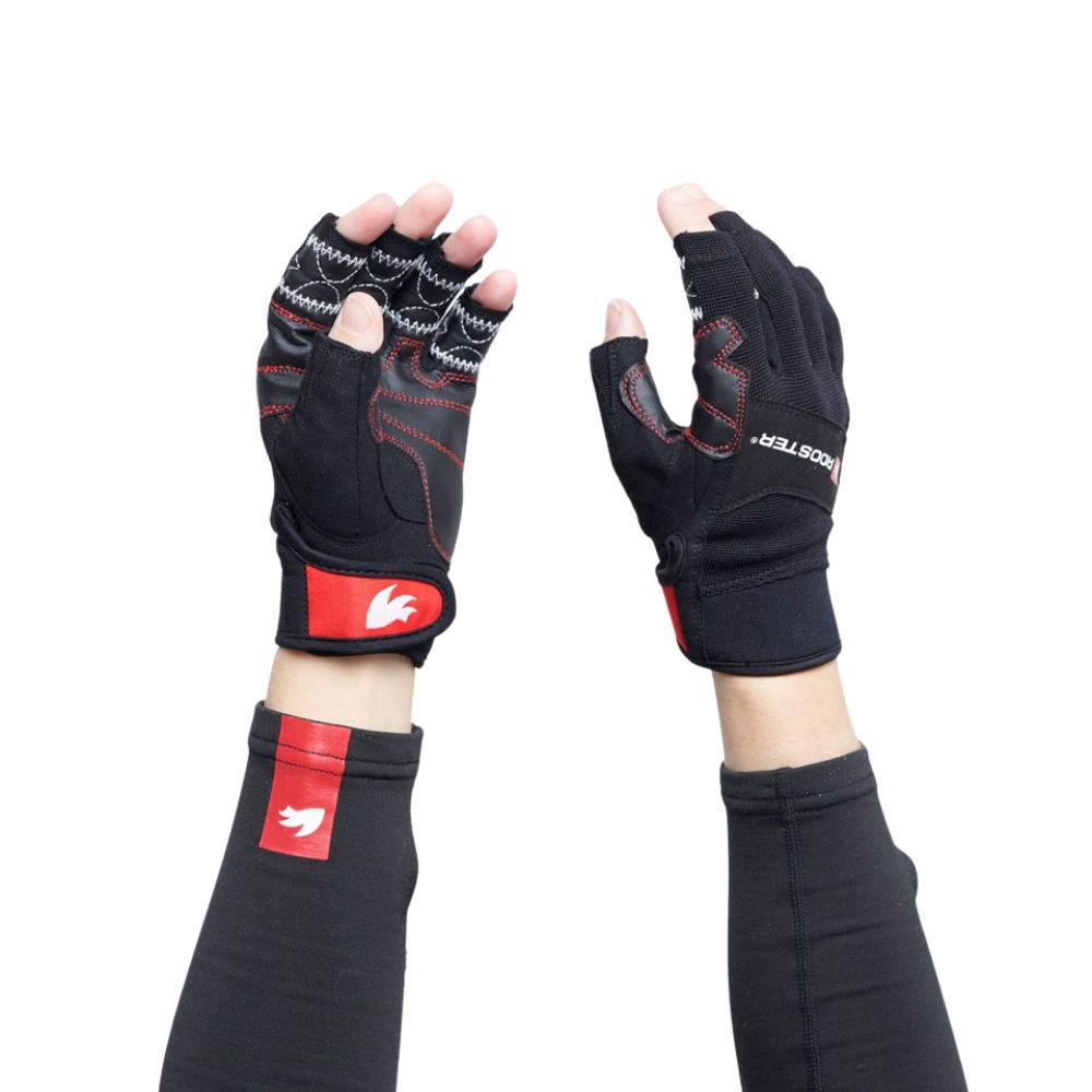 Rooster Gloves - Pro Race Short Fingers Gloves - Size: S