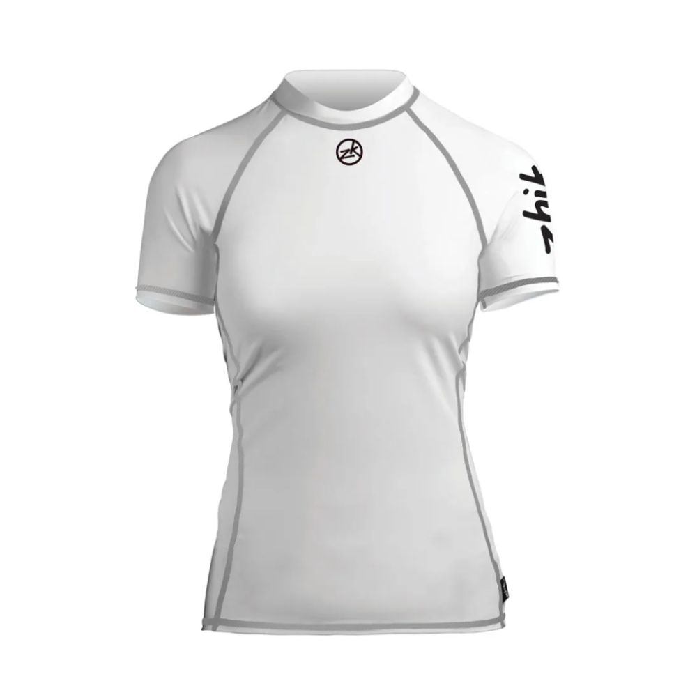 Zhik Layers - Short Sleeve Spandex Top - White - Size: XS