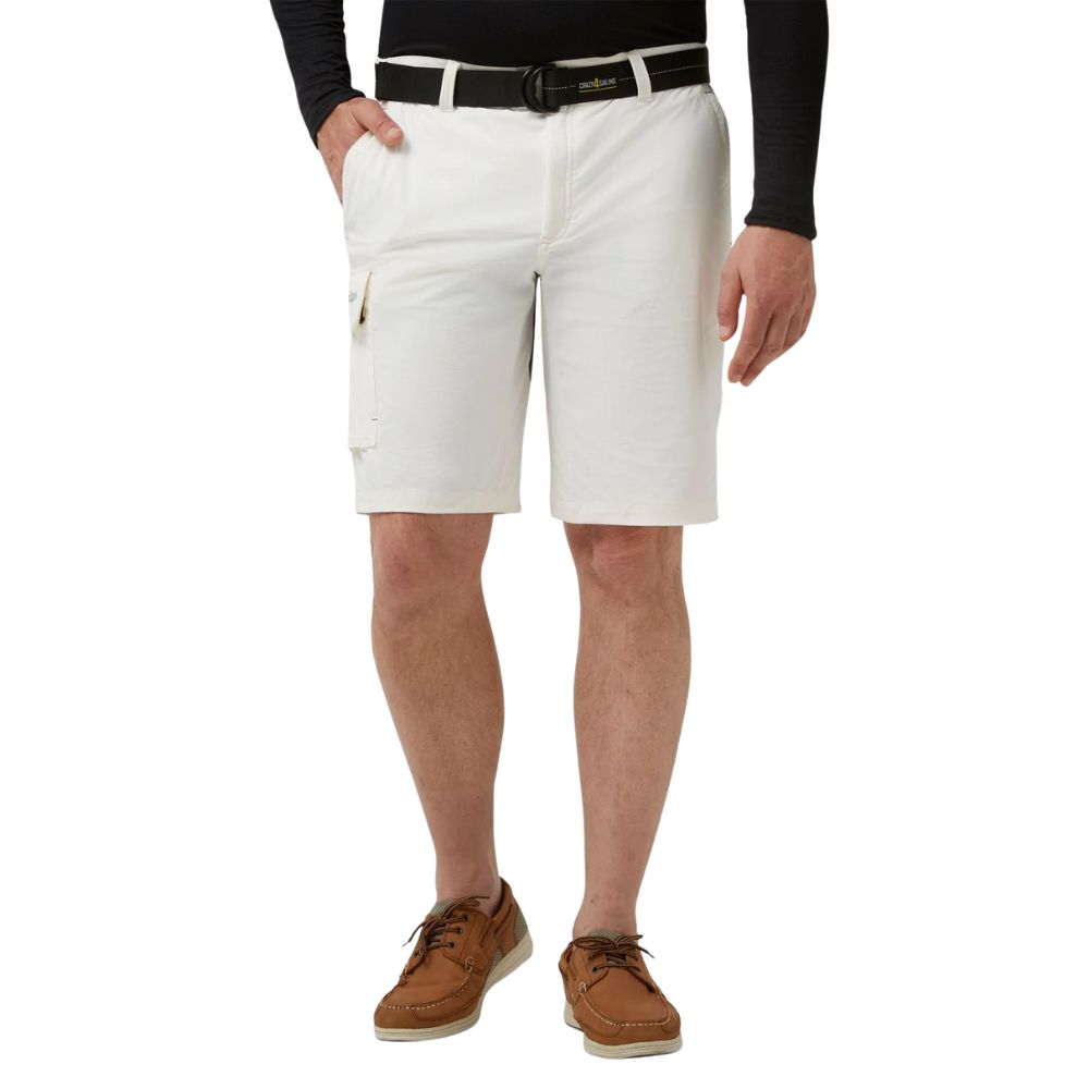 Crazy 4 Sailing Deck Coastal Shorts (White)