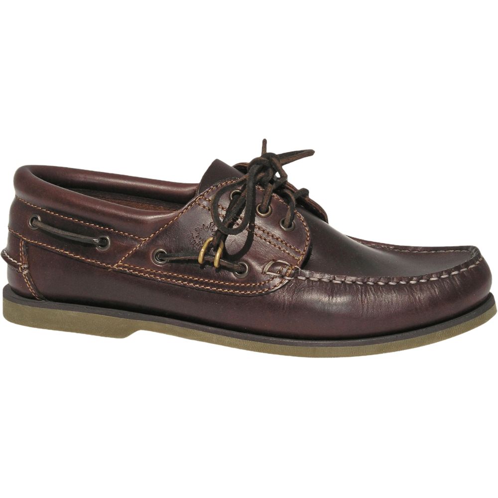 Crazy 4 Sailing Men's Comfort 3-Eye Leather Shoes (Seafox)