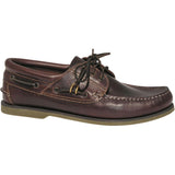 Crazy 4 Sailing Men's Comfort 3-Eye Leather Shoes (Seafox)