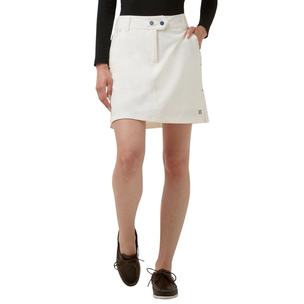 Crazy 4 Sailing Coastal Deck Skorts Women's (White)