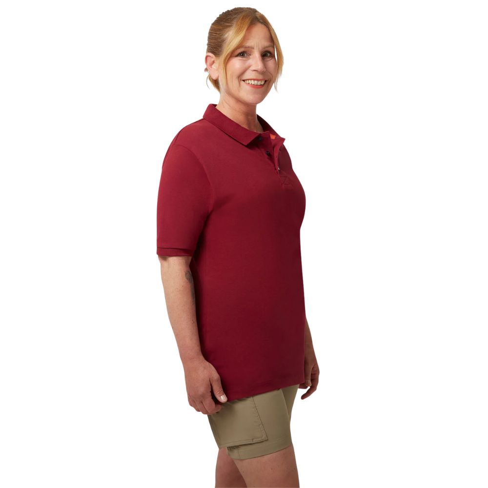 Crazy 4 Sailing "Classic" Polo Shirt (Dark Red)