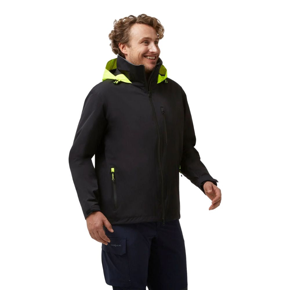 Crazy 4 Sailing Deck Coastal Jacket (Black)
