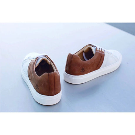 Crazy 4 Sailing Genoa Sneakers (Tan / White)