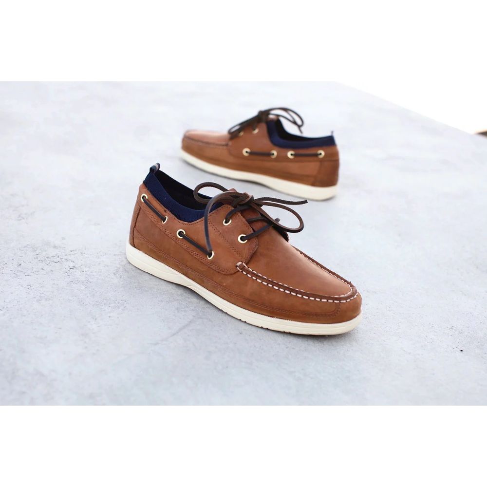 Crazy 4 Sailing Prolite Skip Sailing Shoes (Tan / Navy)