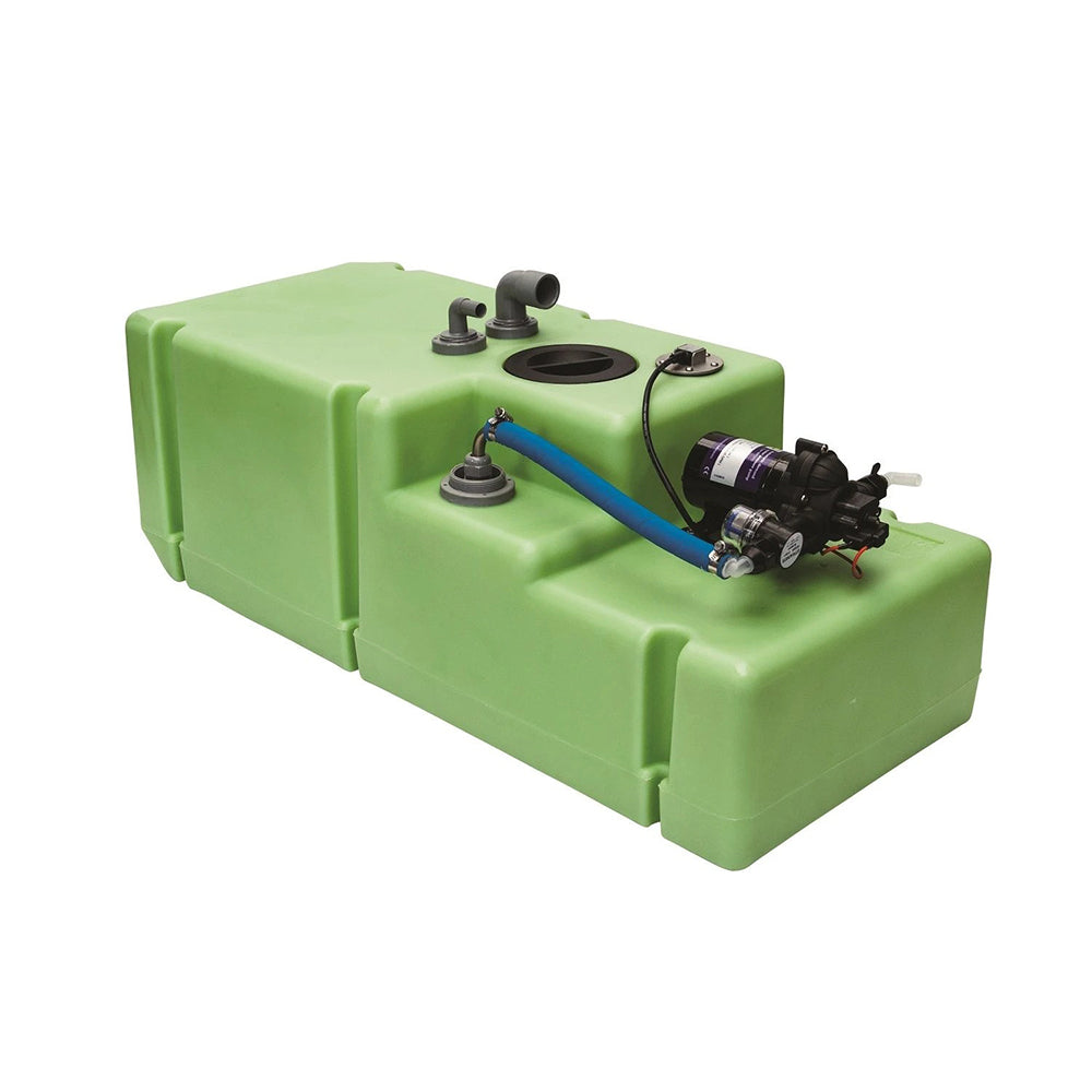 Vetus Drinking water tank system "Comfort", 120 litre, 12 Volt, incl. pump and fittings, complete