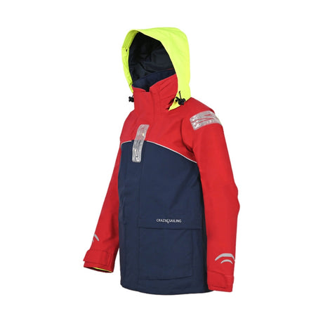 Crazy 4 Sailing Bergen II Offshore Women's Jacket (Red / Navy)