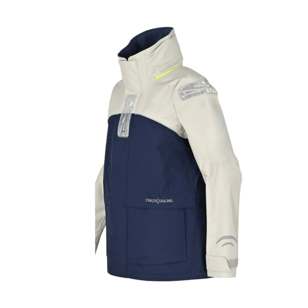Crazy 4 Sailing Bergen II Offshore Women's Jacket (Silver / Navy)