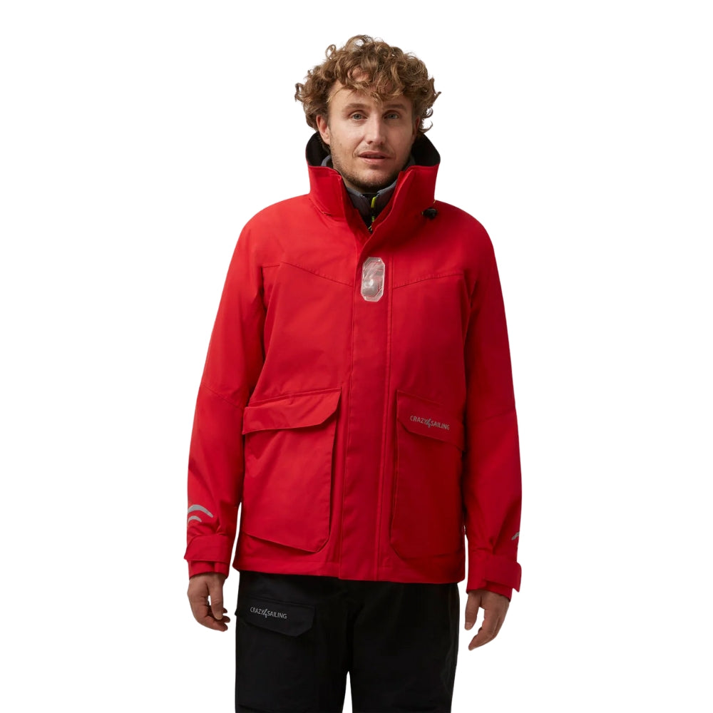 Crazy 4 Sailing Halifax Coastal Jacket (Red)