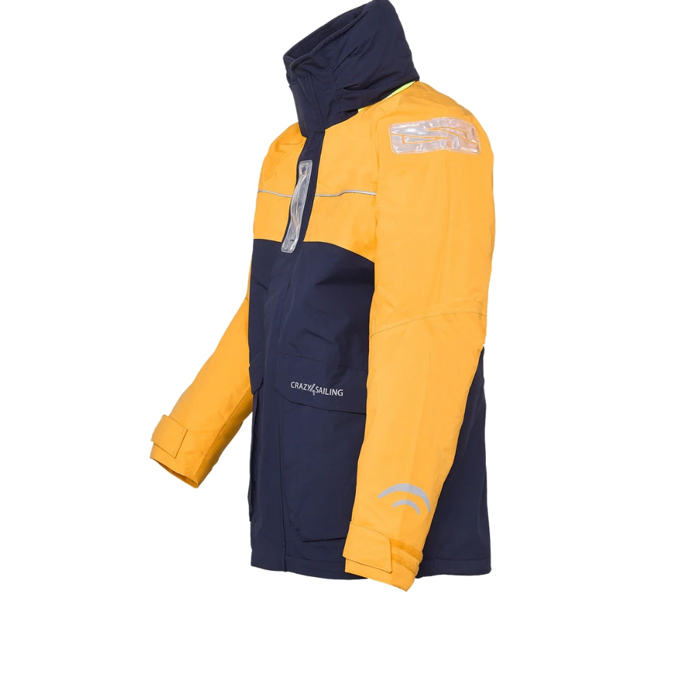 Crazy 4 Sailing Bergen II Offshore Jacket (Gold / Navy)
