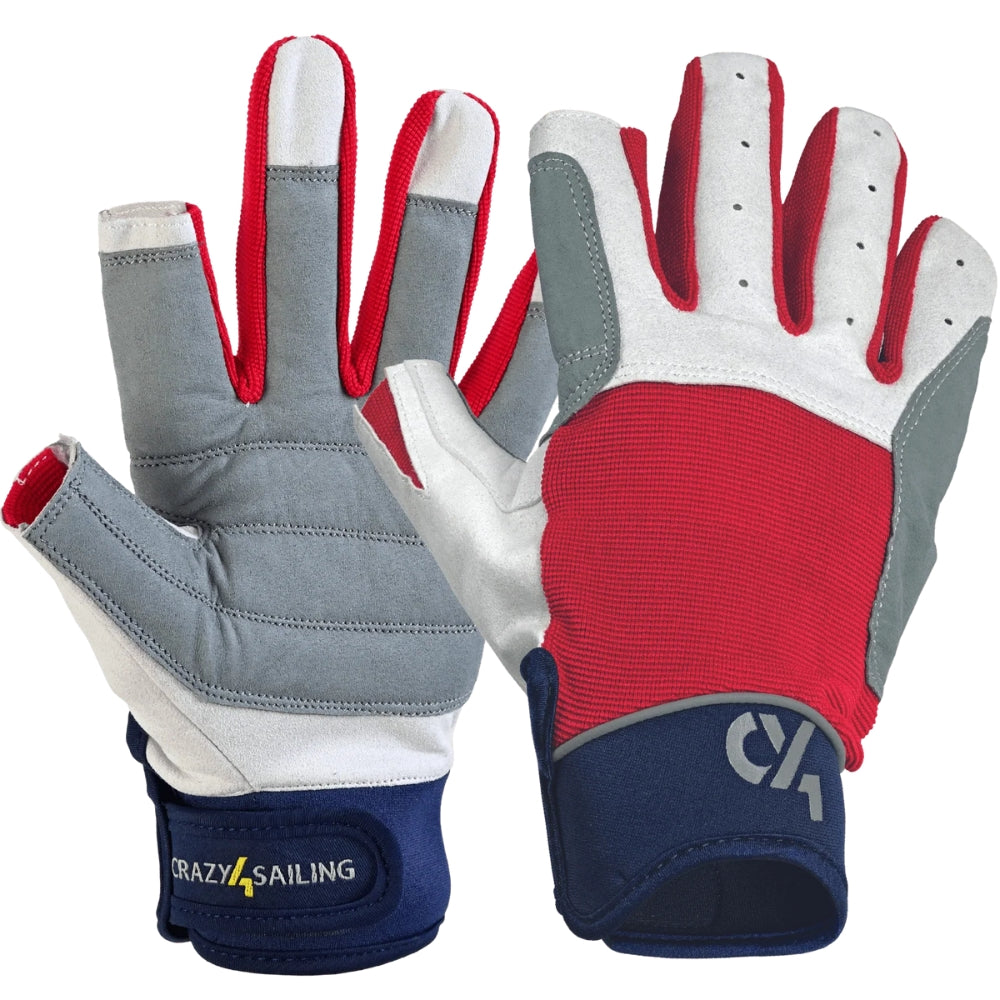 Crazy 4 Sailing Cruising 2Fc Gloves (Red)