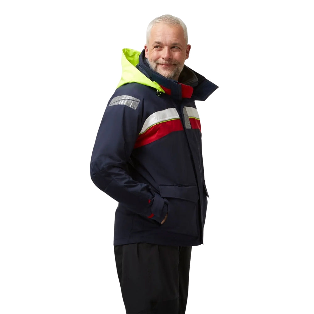 Crazy 4 Sailing Bergen Offshore Jacket (Navy / Red / White)