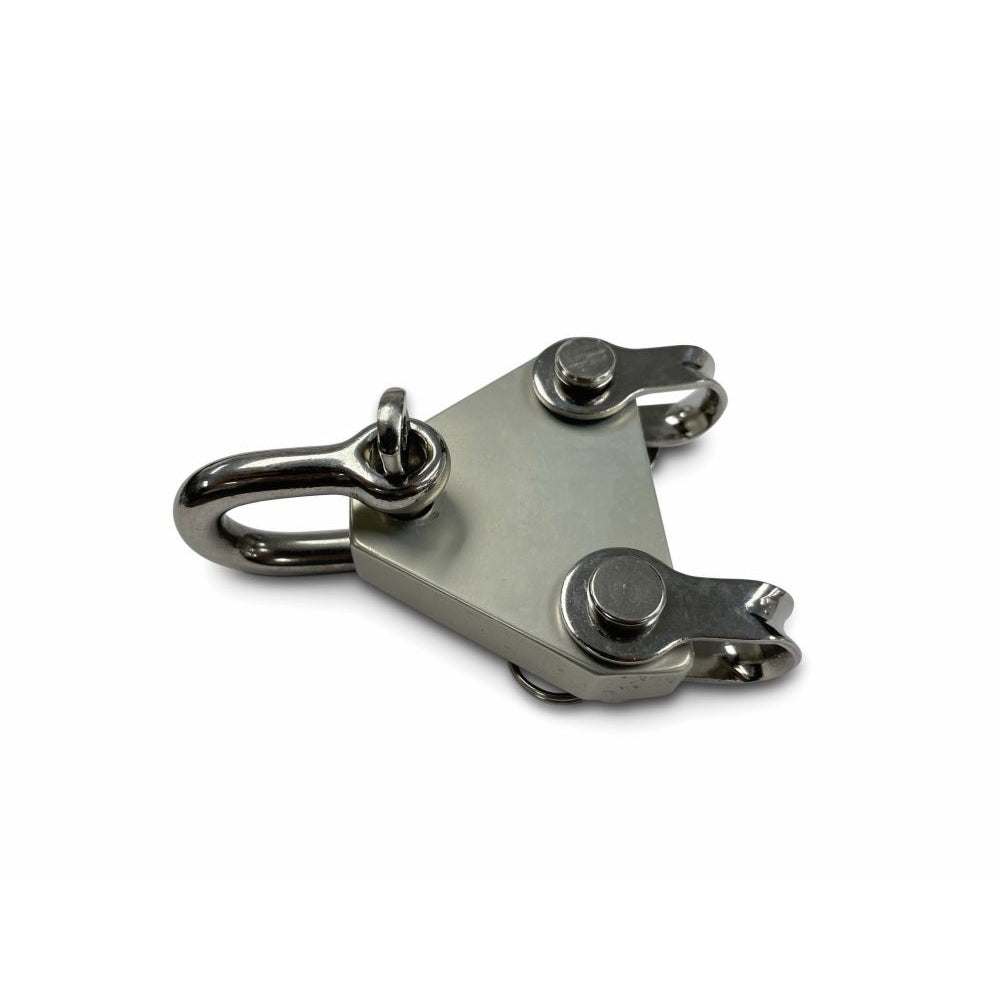 Boomkicker Spares – Vang Purchase Plate – Double Purchase 2:1 – Heavy-Duty (V1521)