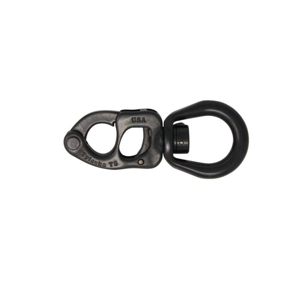 Tylaska Spares – T12 Large Bail Snap Shackle – Black Oxide Finish (TY1012-L-BL)