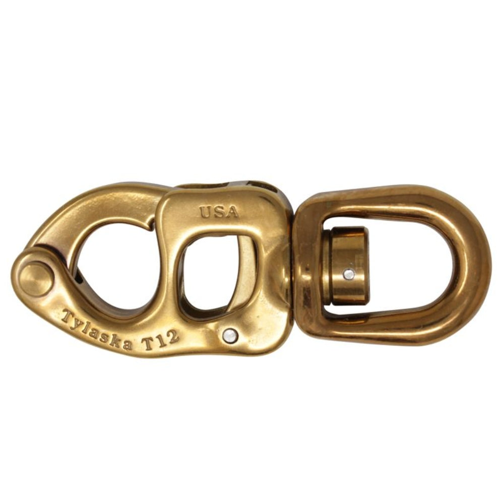 Tylaska Spares – T12 Standard Bail Snap Shackle – Bronze Finish (TY1012-S-BRZ)